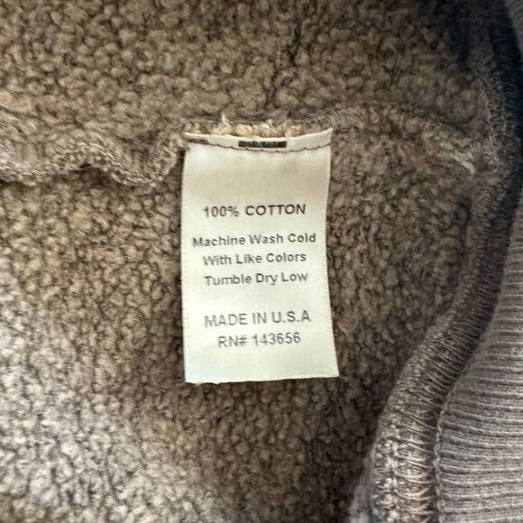 Joah Brown Turtleneck Sweatshirt in Cocoa French Size S/M - Picture 6 of 7